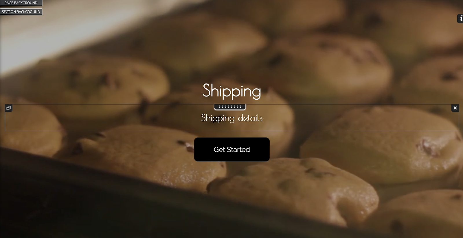 A screenshot of a Bookmark site entitled "Shipping"