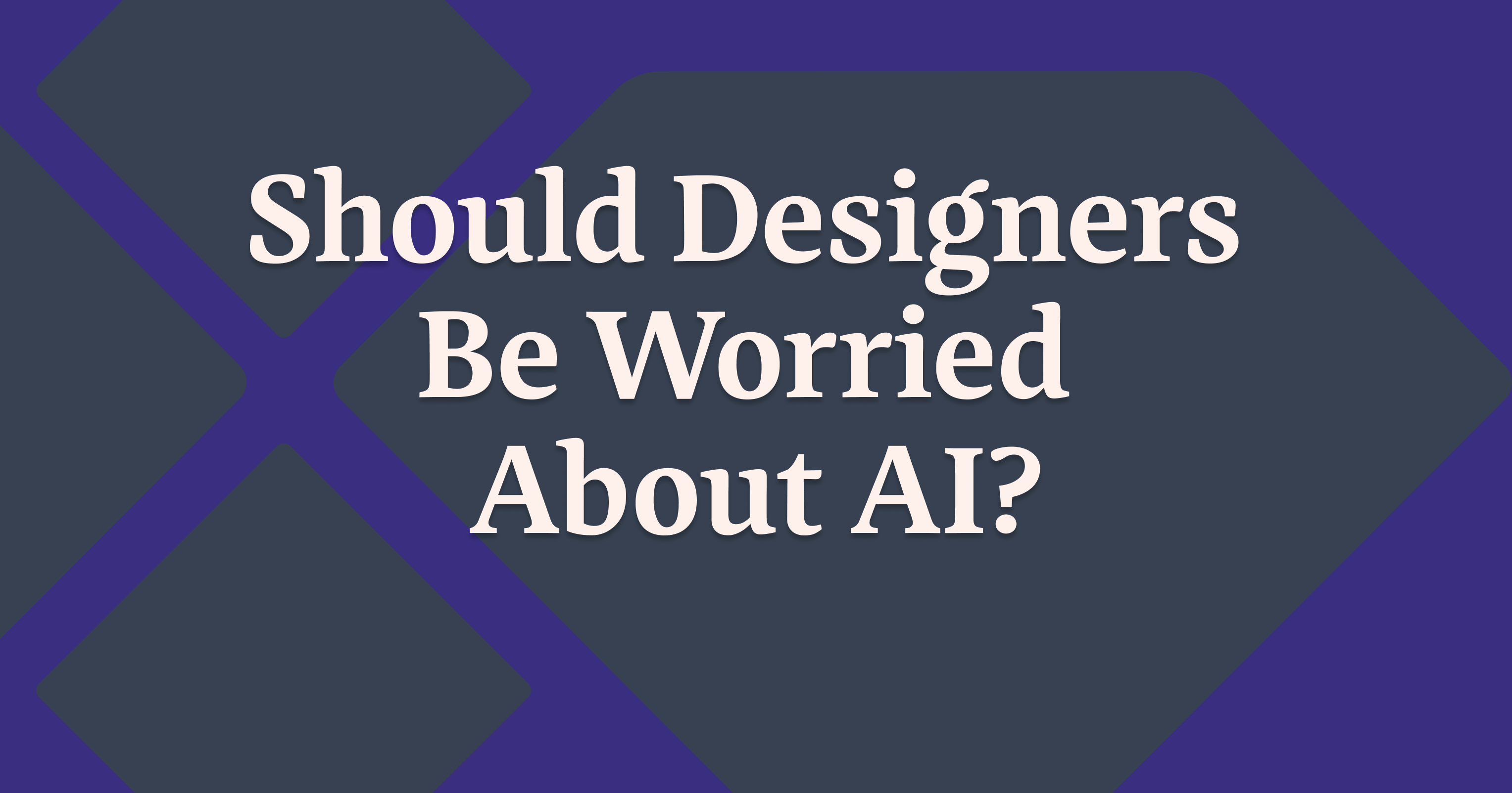 AI and Graphic Design: Should Designers Be Worried?