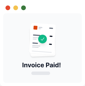 Paid invoice information