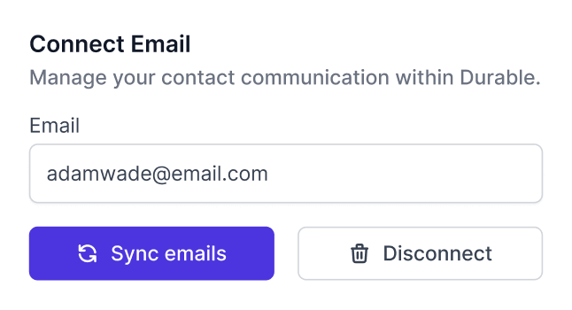 Sync your business email