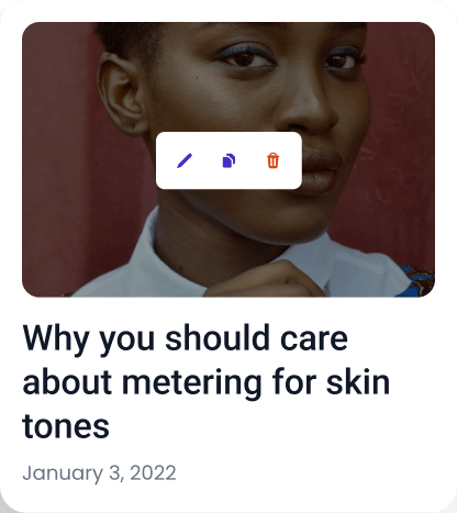 A generated blog post about skin care