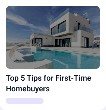 Generated blog post about 5 tips for first time homebuyers