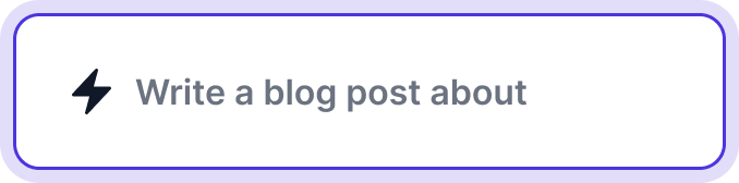 Asking AI to generate a blog post